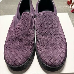 Bottega Veneta Purple Woven Men's Loafers